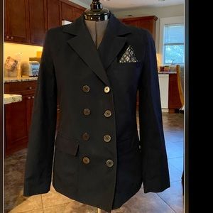 Lauren by Ralph Lauren Women’s double breasted Navy💙Blazer size 4/6 NWOT